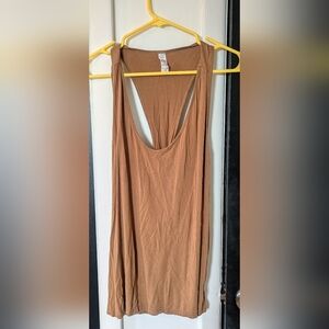 Women's Tan Sleeveless Top Zyia